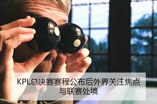 KPL总决赛赛程公布后外界关注焦点与联赛处境